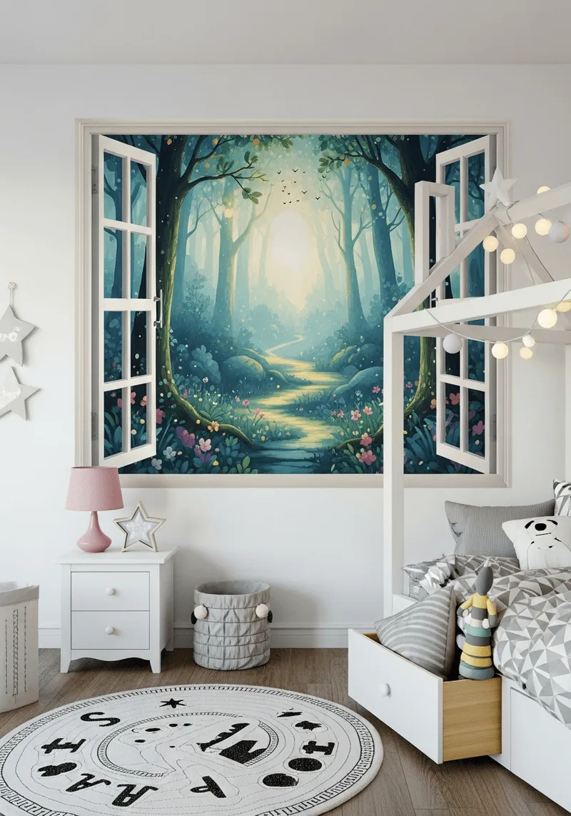 Design Mural Résidentiel | Murales Personnalisées Maison | Plein Mur Design